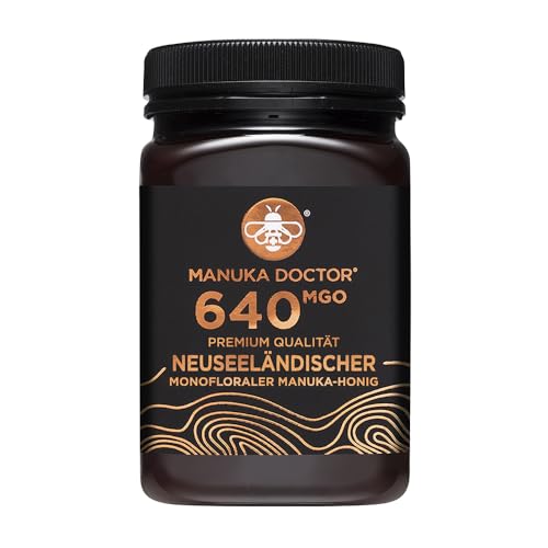 Manuka Doctor Manuka Honig 640 MGO - Original Manuka Honig aus Neuseeland mit Methylglyoxal - 500 g von Manuka Doctor