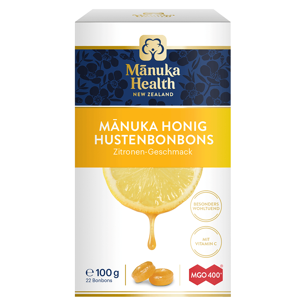 Hustenbonbons Zitrone von Manuka Health