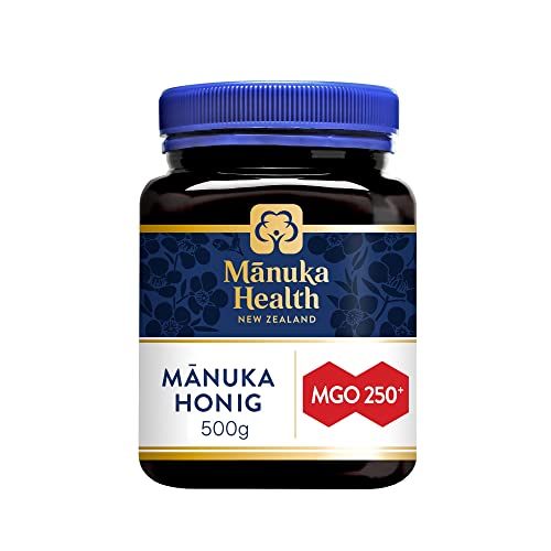 Manuka Health - Manuka Honig MGO 250+ (500 g) - 100% Pur aus Neuseeland mit zertifiziertem Methylglyoxal Gehalt von Manuka Health