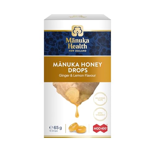 Manuka Health Manuka Honig MGO400 + Ingwer & Zitronen Lutschtablette - 65g Manuka Health Manuka Honig MGO400 + Ingwer & Zitronen Lutschtablette - 65g von Manuka Health
