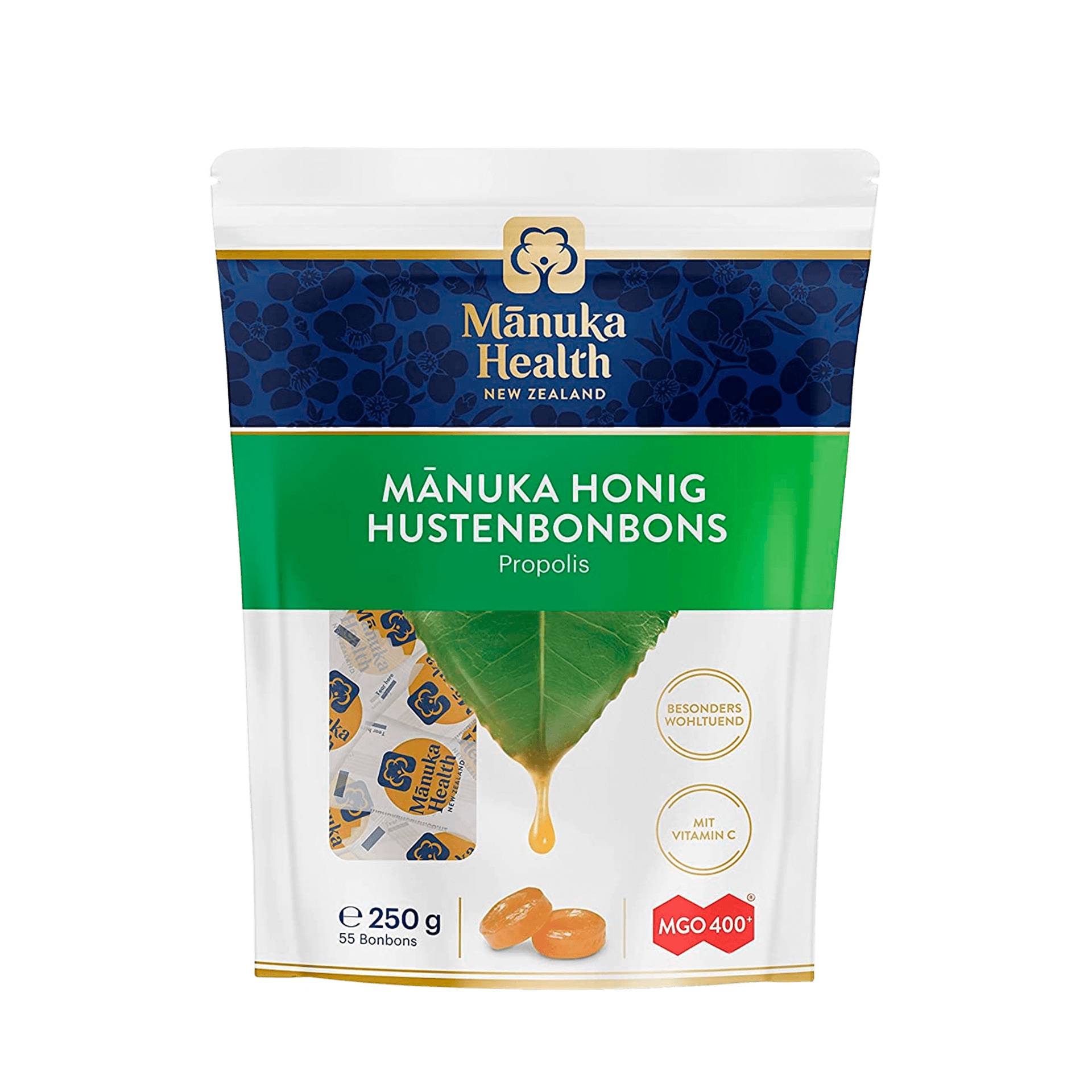 Manuka-Honig Lutschbonbons, Propolis, 250g Vorteilspack von Manuka Health