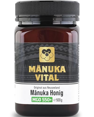 Manuka Vital MGO 550+ (500g) - Laborgeprüfter & Zertifizierter Manuka Honig 550 + | Original aus Neuseeland Manuka Vital MGO 550+ (500g) - Laborgeprüfter & Zertifizierter Manuka Honig 550 + | Original aus Neuseeland von Manuka Vital