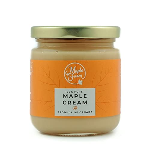 MapleFarm - Ahorncreme gemacht mit 100% Ahornsirup - maple cream - maple butter - Made in Canada - 330g von MapleFarm