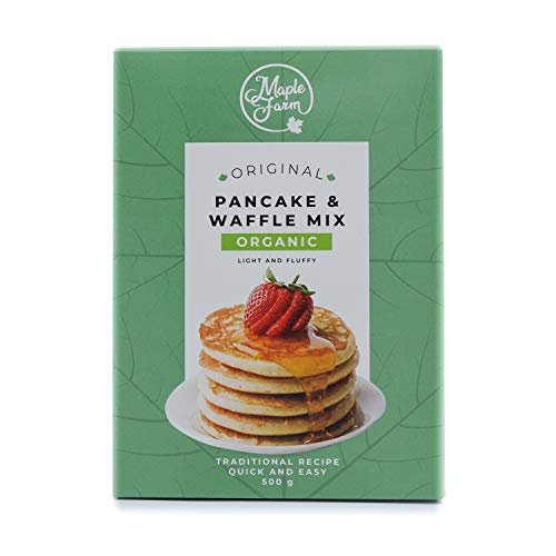 Pancake mix BIO - MapleFarm - 500g - ORGANIC Pfannkuchen Pancake & waffle Mix von MapleFarm