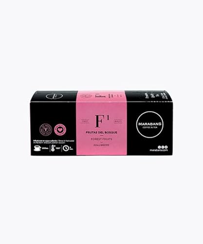 Marabans Forest Fruit Tee in kompostierbarem Filter, Box mit 25 Filtern Marabans Forest Fruit Tee in kompostierbarem Filter, Box mit 25 Filtern von Marabans Coffee & Tea