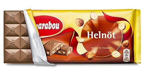 Marabou Helnöt - ganze Nüsse - original - schwedisch - Milchschokolade - Riegel 200g von Marabou - Chocolate Bars