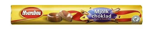 Marabou Mjölkchoklad - Original Schwedisch Milchschokolade Rolle 74g x 3 stck von Marabou Schokolade