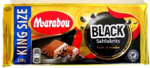 20 x MARABOU BLACK SALTLAKRITS SALZLAKRITZ SCHOKOLADE 220g Incl. Goodie von Flensburger Handel 20 x MARABOU BLACK SALTLAKRITS SALZLAKRITZ SCHOKOLADE 220g Incl. Goodie von Flensburger Handel von Marabou