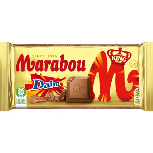 Marabou Daim Schokolade 5 x 220 g – zartschmelzende Milchschokolade mit Mandelkaramell – Daim Marabou Daim Schokolade 5 x 220 g – zartschmelzende Milchschokolade mit Mandelkaramell – Daim von Marabou