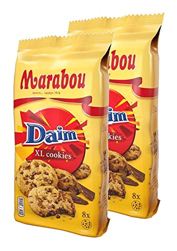 Marabou - Daim XLCookies - 8 Cookies. 2 er Pack, ( 2 x184g ) von Marabou