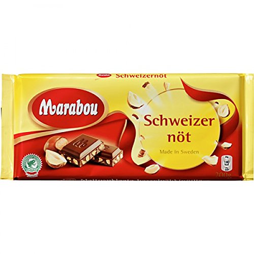 Marabou Schweizernöt 3x200g Milchschoko Haselnuss von Marabou