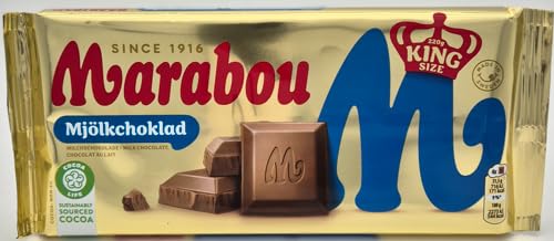 Marabou Vollmilch Schokolade 220g, 5er Pack, (5x220g) von Marabou