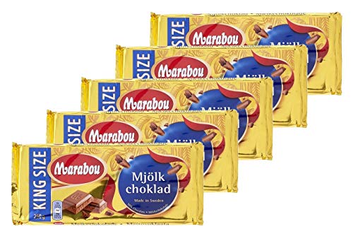 Marabou Vollmilch Schokolade 250g, 5er Pack, ( 5x250g ) von Marabou