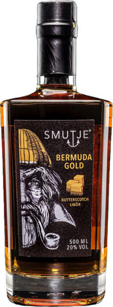Smutje Bermuda Gold Butterscotch Likör 20% vol. 0,5 l von Smutje Spirituosen