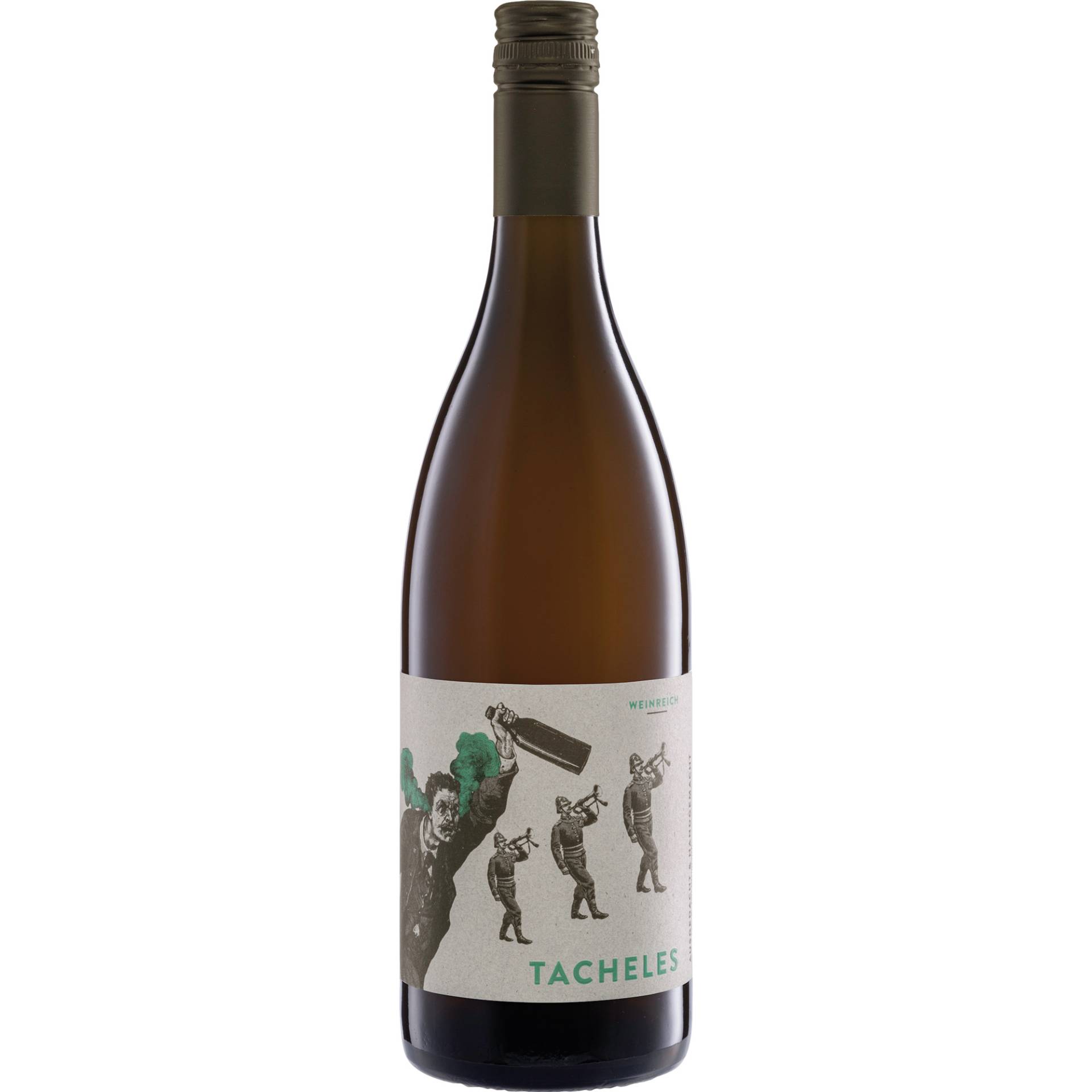 Tacheles Naturwein Weiß, Trocken, Deutscher Tafelwein, 2022, Weißwein von Marc & Jan Weinreich, D - 67595 Bechtheim