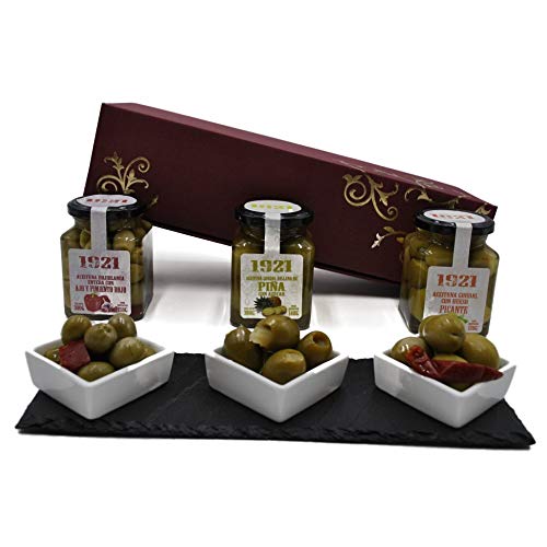 Geschenk: Gourmet Oliven Set von Marca Blanca