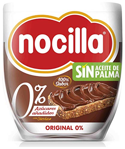 Nocilla Original 0% - Kakaohaselnusscreme mit Stevia - 190 gr von Marca Blanca