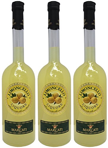Limoncello Liquore MARCATI (3 X 0,7 L) - Zitronelikör 30% Vol. von Marcati