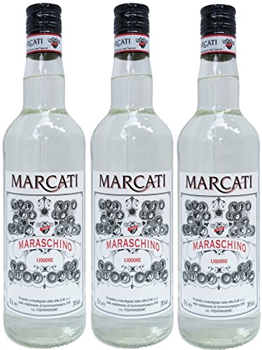 MARASCHINO MARCATI Liquore Italiano (3 x 0,7 L) - Italienischer Llikör 24% Vol. von Marcati