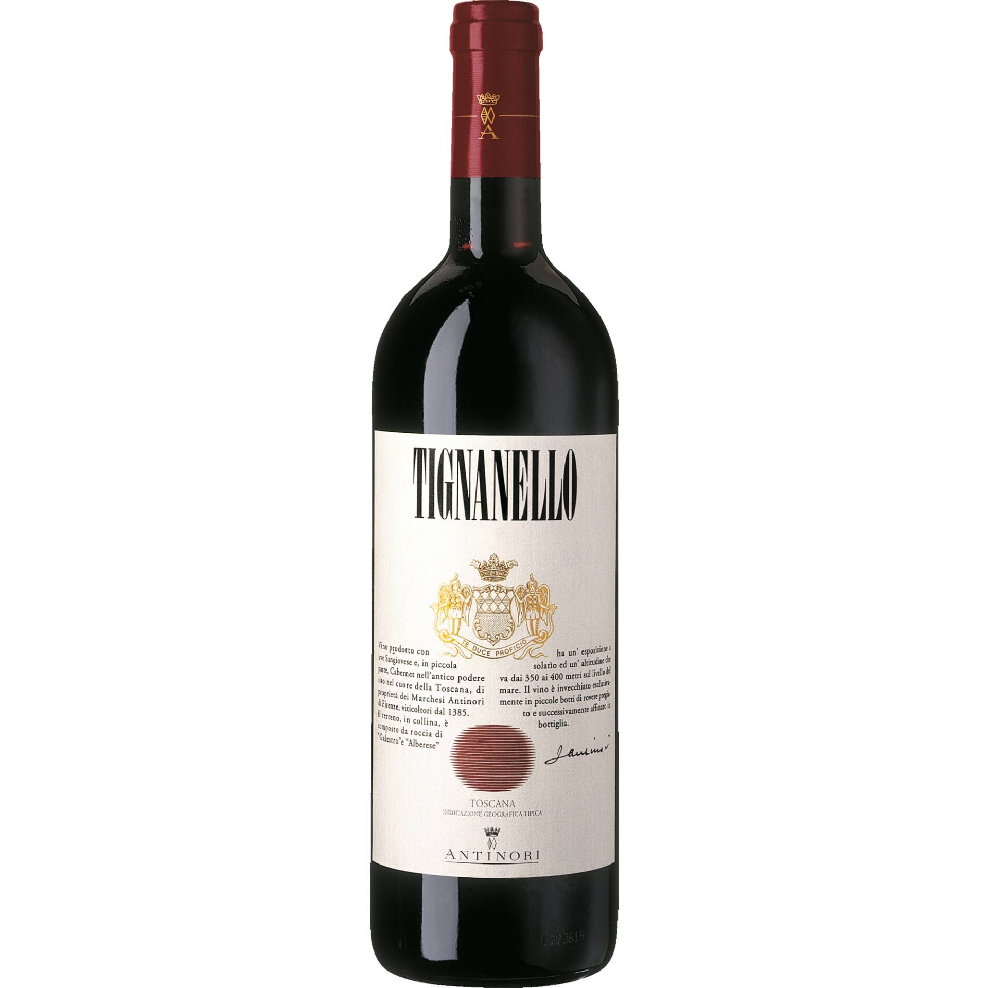 Tignanello, Rosso di Toscana IGT, Toskana, 2021, Rotwein von Marchesi Antinori S.p.A. IT 50123 Firenze