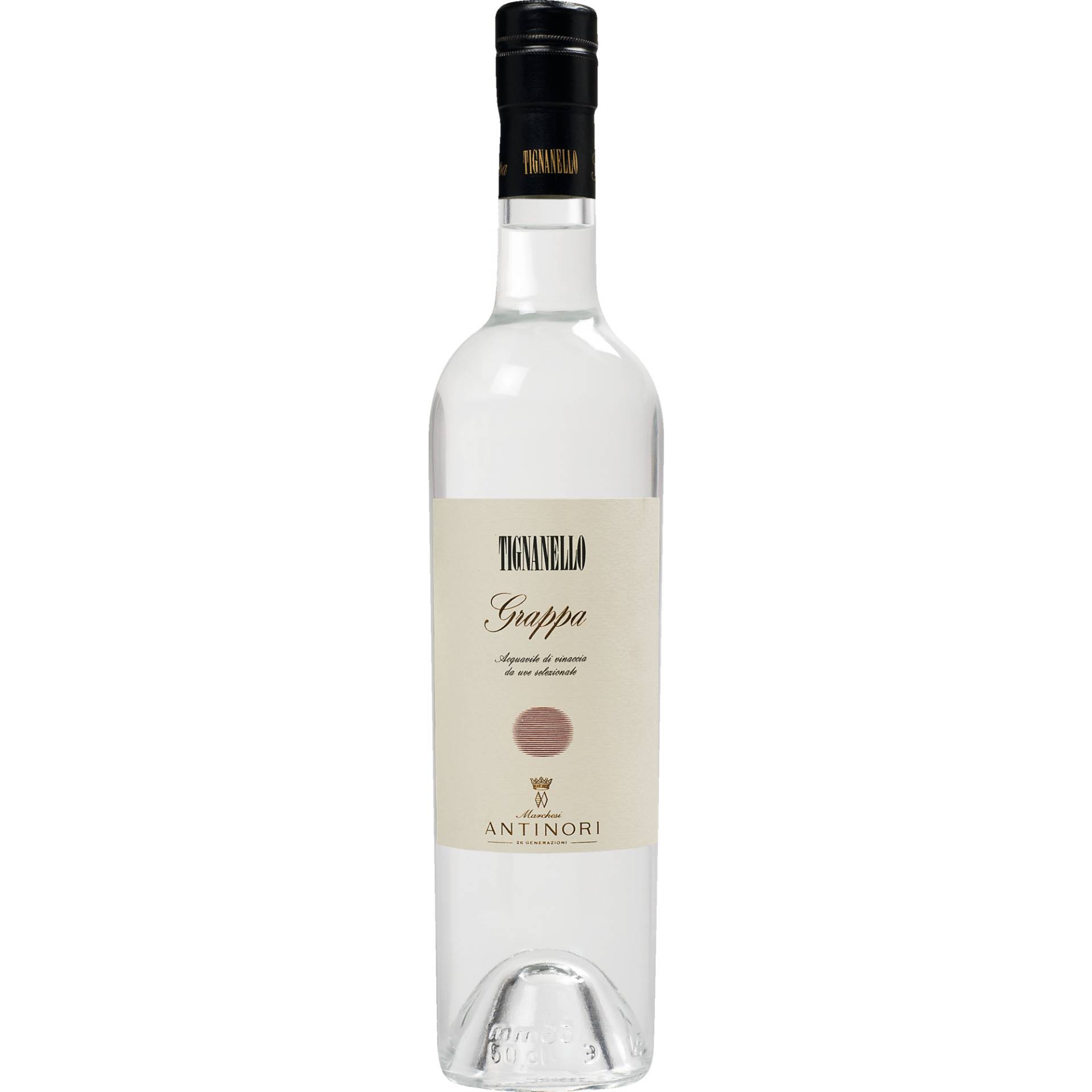 Grappa Tignanello, 0,5 L 42 % vol., Spirituosen Grappa Tignanello, 0,5 L 42 % vol., Spirituosen von Marchesi Antinori S.p.A.- via Cassia per Siena, 133 Loc. Bargino -50026 San Casciano val di Pesa, Firenze - Italien