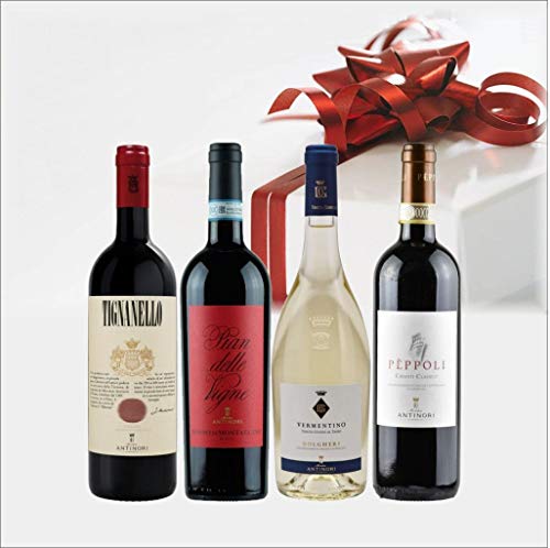 Toscana Packung mit 4 FLASCHEN ANTINORI von Marchesi Antinori