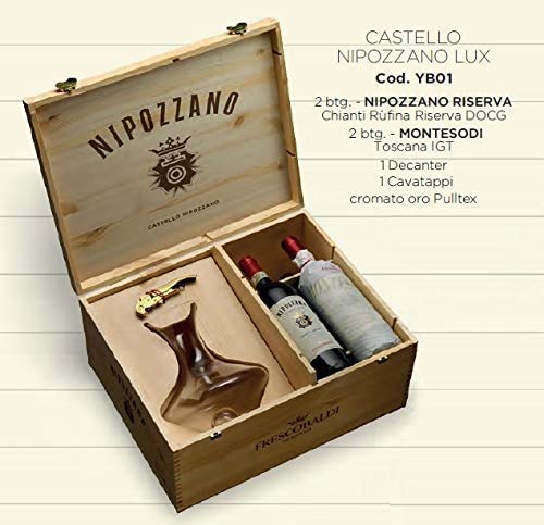 Castello Di Nipozzano Lux 2 Bt Nipoz.r./montesodi/decanter/cavat. Frescob von Marchesi De' Frescobaldi