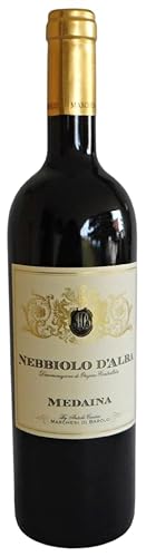 Nebbiolo d`Alba DOC Medaina von Marchesi di Barolo (1x0,75l), trockener Rotwein aus dem Piemont von Marchesi di Barolo