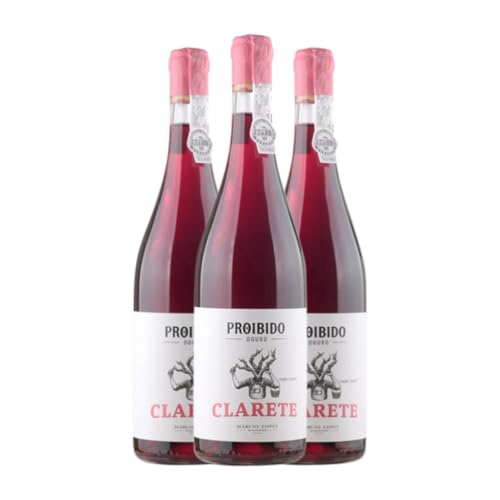 Márcio Lopes Proibido Clarete Douro 75 cl Rosé-Wein (Karton mit 3 Flaschen von 75 cl) von Márcio Lopes
