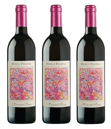 3x 0,5l - Marco Felluga - Moscato Rosa - Veneto I.G.P. - Italien - Rosé-Wein süß von Marco Felluga
