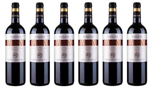 6x 0,75l - 2021er - Marco Felluga - Varnei - Merlot - Collio D.O.P. - Friaul - Italien - Rotwein trocken von Marco Felluga