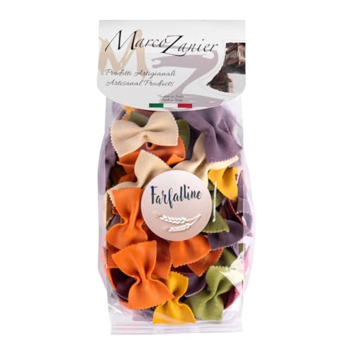Bunte Pasta Farfalline 6 Colori, 250 g, Farbige Schmetterlings Nudeln, Marco Zanier Bunte Pasta Farfalline 6 Colori, 250 g, Farbige Schmetterlings Nudeln, Marco Zanier von Marco Zanier