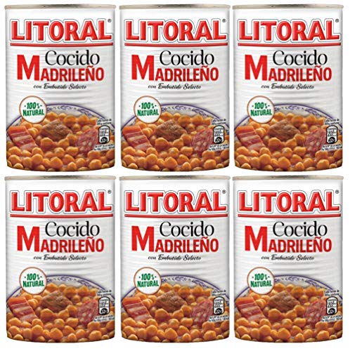 Litoral: Kichererbse Madrileño Eintopf, 440 g, 6 Dosen von Mareni