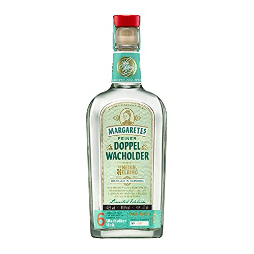 Margaretes feiner Doppel-Wacholder 42% Vol. - feinstes Destillat aus Bio-Weizen - Trinkt man pur oder mit Tonic. (1 x 0,5 l) von Margarete