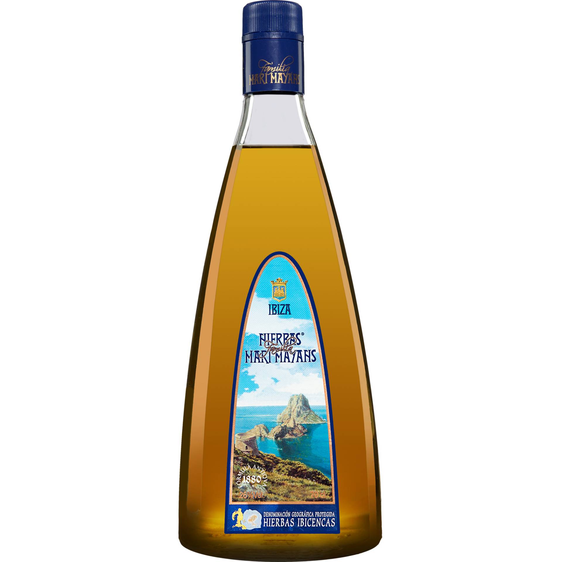 Marí Mayans Hierbas Ibiza ohne Zweig - 0,7 L.  0.7L 26% Vol. aus Spanien von Marí Mayans