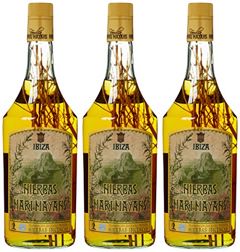 Mari Mayans Hierbas mit Zweig, Familia, Ibiza, Kräuter (3 x 1 l) von Hierbas Rama