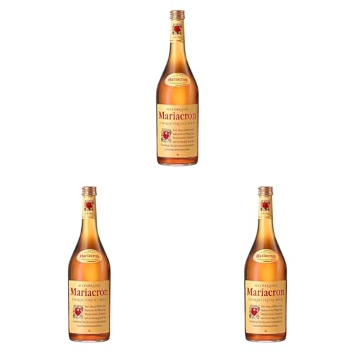 Mariacron Weinbrand (1 x 0,7l) (Packung mit 3) von Mariacron