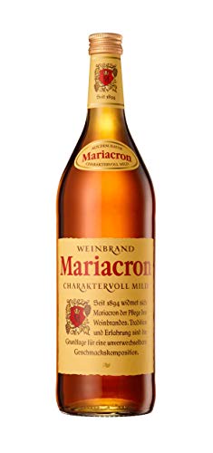 Mariacron Weinbrand mit 36% vol. Alkohol (1 x 1 l) von Mariacron