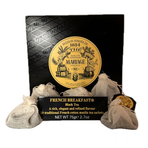 Mariage Frères French Breakfast Tea® Musselin-Tee-Beutel, 75 g von Mariage Frères