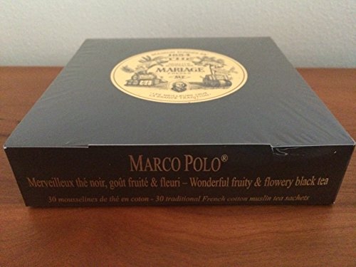 Mariage Frères Marco Polo Rouge Teesäckchen aus Musselin, 30 Stück von Mariage Frères