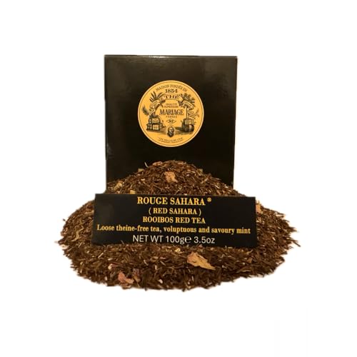 Mariage Frères Rooibos Tee Rouge Sahara Minze Rosenblüten Teeinfrei Dose 100 g Mariage Frères Rooibos Tee Rouge Sahara Minze Rosenblüten Teeinfrei Dose 100 g von Mariage Frères