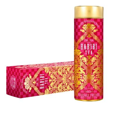 Mariage Frères Paris - Habibi (Schwarzer Gourmet-Tee, Rosen-Litschi und Orangenblüte) - 80gr Dose von Mariage