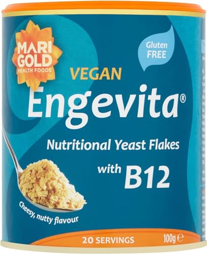 Engevita Yeast Flakes With Vitamin B12 - 125g von Marigold Health Foods