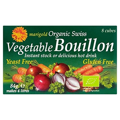 Marigold Organic Yeast Free Bouillon Cube Green 87g, 2 Pack von Marigold