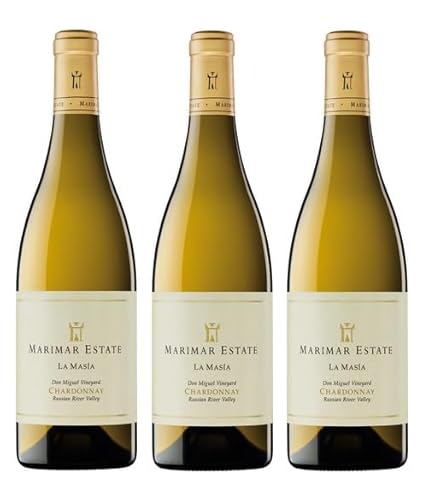 3x 0,75l - 2022er - Marimar Estate - La Masía - Chardonnay - Don Miguel Vineyard - Russian River Valley - California - Weißwein trocken 3x 0,75l - 2022er - Marimar Estate - La Masía - Chardonnay - Don Miguel Vineyard - Russian River Valley - California - Weißwein trocken von Marimar Estate