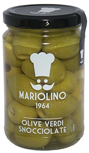Grüne Oliven entkernt 314 ml. - Mariolino von Mariolino