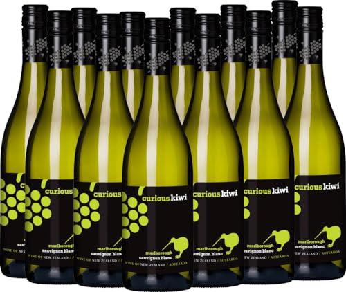 Curious Kiwi Sauvignon Blanc Marisco Weißwein 12 x 0,75l VINELLO - 12 x Weinpaket inkl. kostenlosem VINELLO.weinausgießer Curious Kiwi Sauvignon Blanc Marisco Weißwein 12 x 0,75l VINELLO - 12 x Weinpaket inkl. kostenlosem VINELLO.weinausgießer von Marisco Vineyards