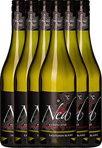 The Ned Sauvignon Blanc von Marisco - Weißwein 6 x 0,75l VINELLO - 6er - Weinpaket inkl. kostenlosem VINELLO.weinausgießer von Marisco Vineyards