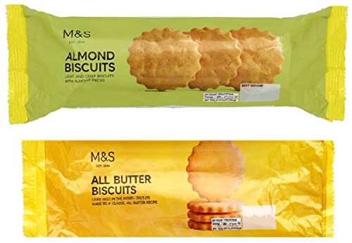 M&S Mandel und All Butter Biscuits von Mark & Spencers