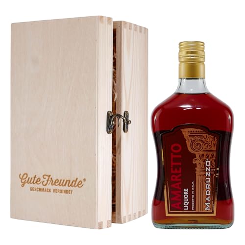 Madruzzo Amaretto Likör 0,7L mit Geschenk-Holzkiste Madruzzo Amaretto Likör 0,7L mit Geschenk-Holzkiste von Marke: Madruzzo